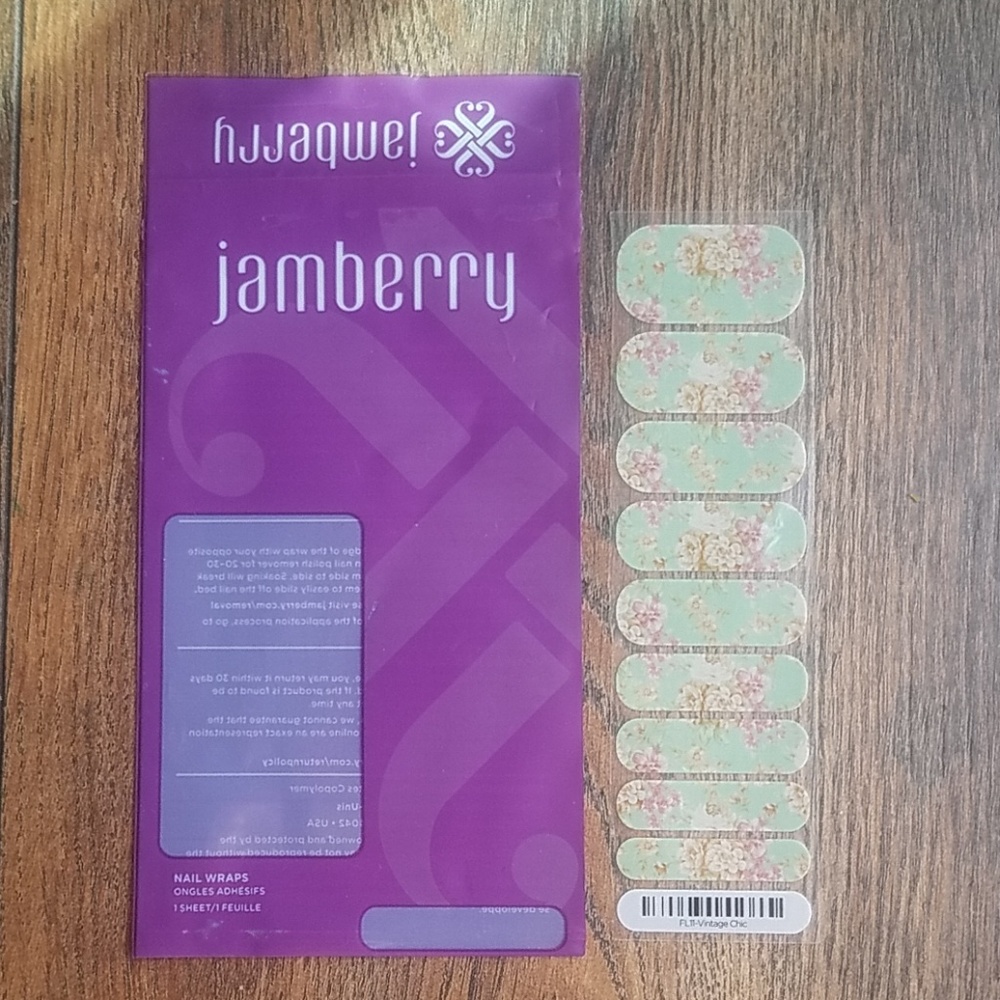 Jamberry Nail Wraps Vintage Chic 1/2 sheet